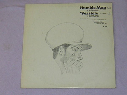 Image of Front Cover of 12" - G+/VG - LUTHER FLEMMING, Humble Man (Double L; LL0001, UK 1979, Picture Sleeve), Light lines, plays VG+. Sleeve is partially split, shows storage wear.,  - 2516348C