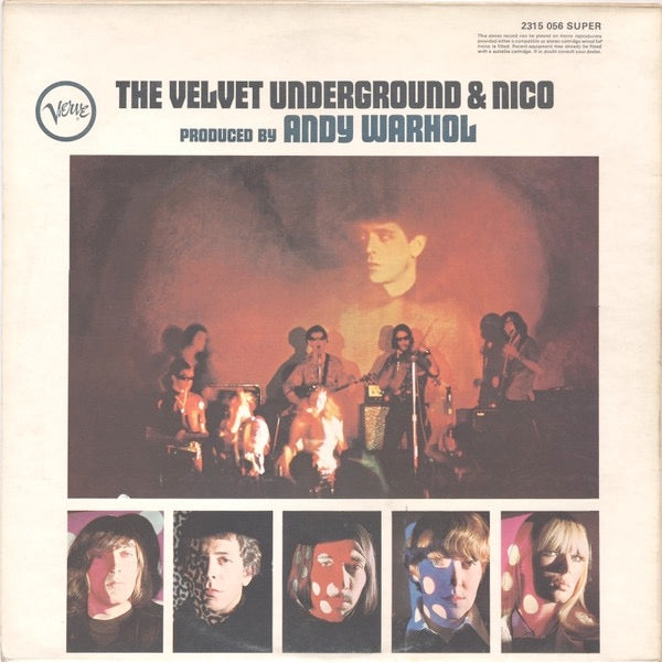 Image of Back Cover of LP - VG/VG+ - THE VELVET UNDERGROUND AND NICO, The Velvet Underground and Nico  (MGM Blue and Gold; 2315056, UK 1971 Reissue, Gatefold), Two dimples on side B not affecting play. Ring wear. ,  - 2626291E
