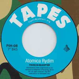 Image of Back Cover of 7" - /VG+ - DISRUPT / TAPES, Events Occur In Realtime / Atomica Rydim (Police In Helicopter; PIH-08, Germany 2011, Plain sleeve), Light marks., Wicked Digi - 3626207E