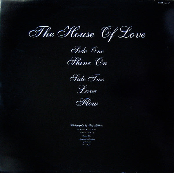 Image of Back Cover of 12" - VG/VG - HOUSE OF LOVE, Shine On (Creation; CRE 043 T, UK 1987), ,  - 3726032E