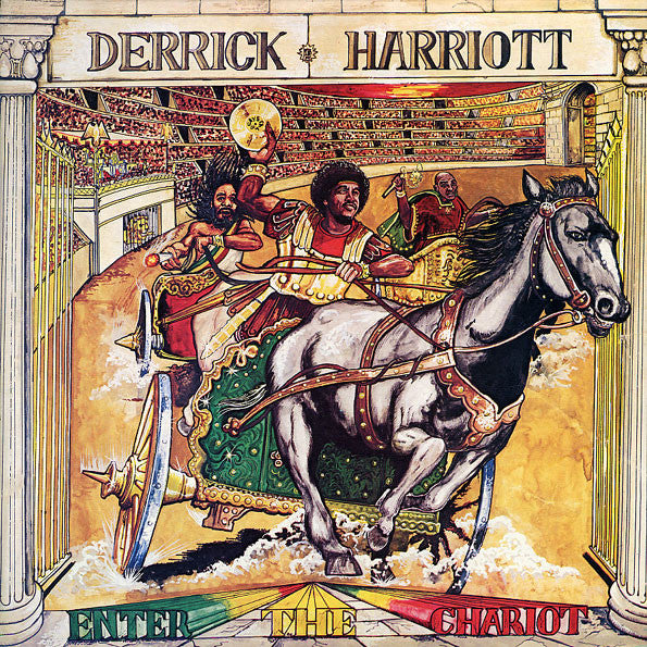 Image of Front Cover of LP - VG/VG - DERRICK HARRIOTT, Enter The Chariot (Crystal; CLP 1010, Jamaica 1980), ,  - 4446252S