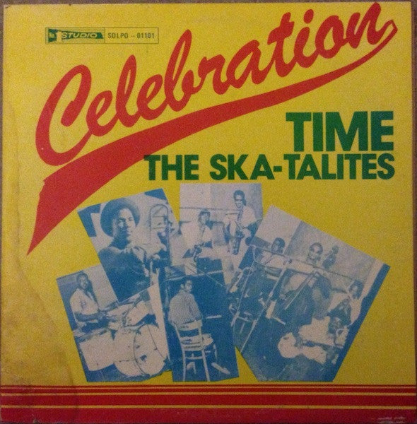 Image of Front Cover of LP - VG/G+ - THE SKATALITES, Celebration Time (Studio One (Red & White Labels); SOLPO-01101, US 1980s Reissue), Several marks, plays VG,  - 1146400S