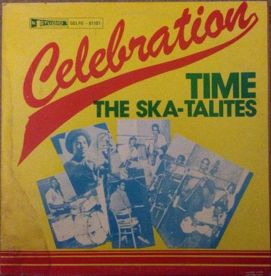 Image of Front Cover of LP - VG/G+ - THE SKATALITES, Celebration Time (Studio One (Red & White Labels); SOLPO-01101, US 1980s Reissue), Several marks, plays VG,  - 1146400S