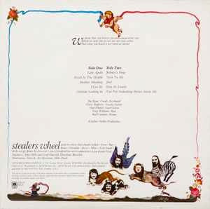 Image of Back Cover of LP - VG/VG - STEALERS WHEEL, Stealers Wheel (A&M; AMLS68121, UK 1972, Laminated Sleeve, A2 / B2 Matrix.), ,  - 3826028E