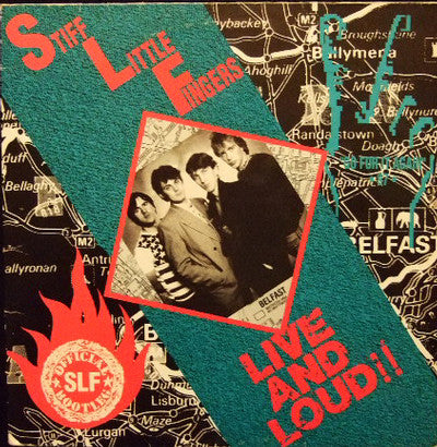 Image of Front Cover of 2xLP - VG/VG - STIFF LITTLE FINGERS, Live And Loud!! (Link; LINK LP 026, UK 1988, Gatefold), Edge Wear,  - 3446195S