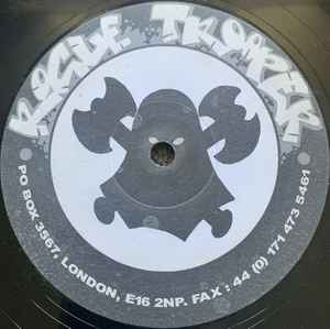 Image of Back Cover of 12" - /VG - DJ CREATION, X-Files / Paradise (Rogue Trooper; DBMTR42, UK 1995, Plain Sleeve), Very strong VG some light hairlines and fogging in runouts on A side.,  - 2416616C