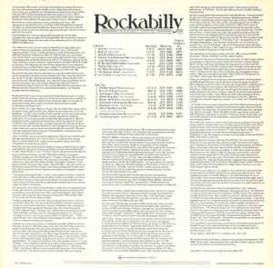 Image of Back Cover of LP - VG+/VG+ - VARIOUS, CBS Rockabilly Classics Vol. 1 (CBS; CBS 82401, UK 1977, Mono), Some light creases along spine. ,  - 3026260E