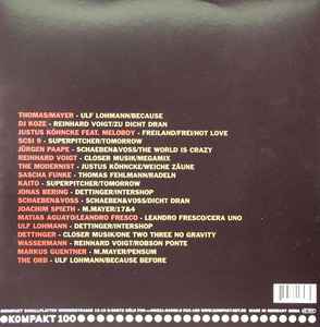 Image of Back Cover of 0426216E: 4x12" - VARIOUS, Kompakt 100 (kompakt; KOM 100, Germany 2004, Gatefold, 4 Inners & Insert) Sleeve has edge & ring wear.  VG/VG+
