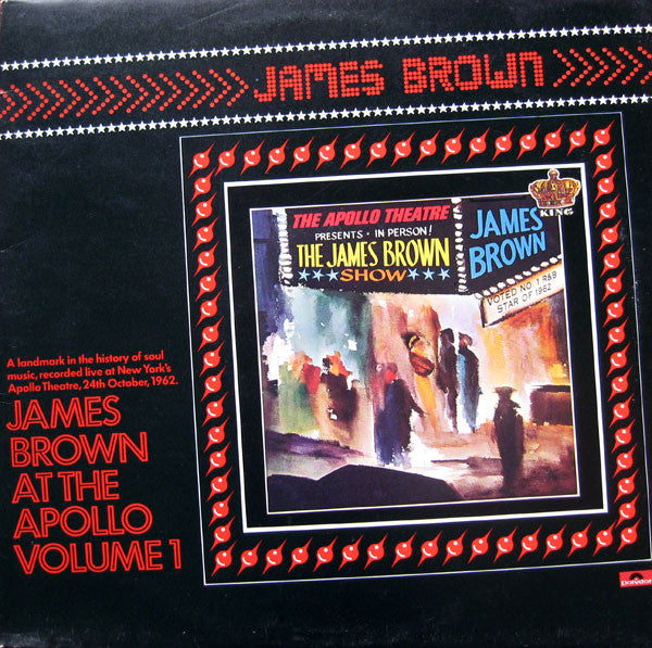 Image of Front Cover of LP - VG/VG+ - JAMES BROWN, James Brown Live At The Apollo Volume 1 (Polydor; 2482 184, UK 1975, Available for the first time in Stereo), ,  - 3926096E