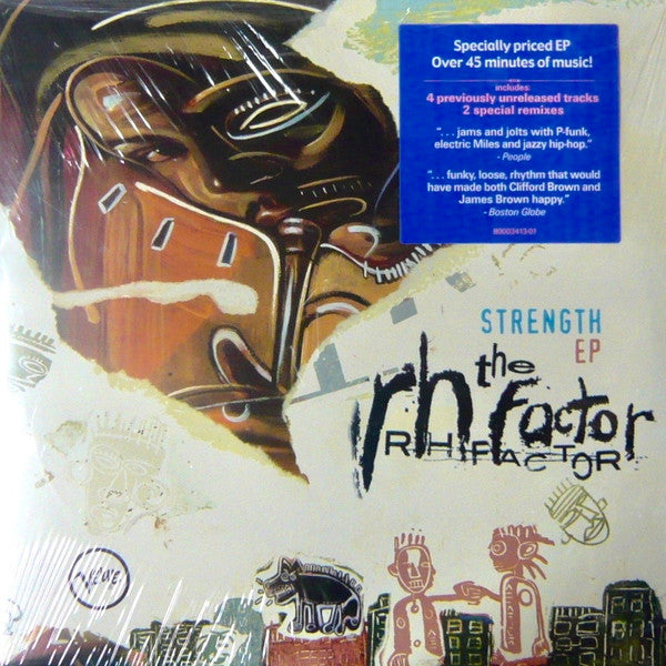 Image of Front Cover of 4614144C: 2xLP - THE RH FACTOR, Strength EP (Verve Records ; B0003413-01, US 2004, Picture Sleeve) Strong VG to disc - lightest of marks only. Sticker damage to hype sticker and some light wear to sleeve opening.  VG/VG