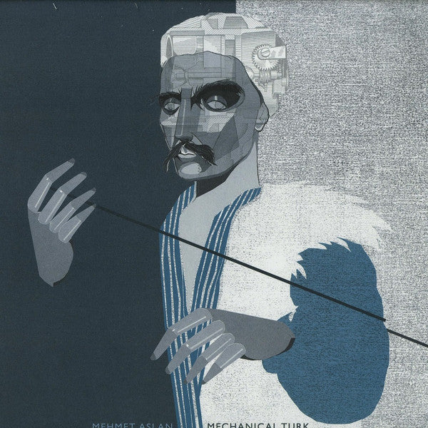 Image of Front Cover of 12" - VG/VG+ - MEHMET ASLAN, Mechanical Turk EP (Huntleys & Palmers; H+P014, UK 2014, Picture Sleeve), Old sticker has caused discolouring to the sleeve,  - 2546036S