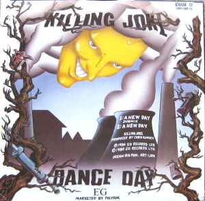 Image of Back Cover of 1415145C: 12" - KILLING JOKE, A New Day (EG; EGOX 17, UK 1984, Picture Sleeve) Light ring wear.  VG+/VG