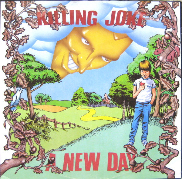 Image of Front Cover of 1415145C: 12" - KILLING JOKE, A New Day (EG; EGOX 17, UK 1984, Picture Sleeve) Light ring wear.  VG+/VG