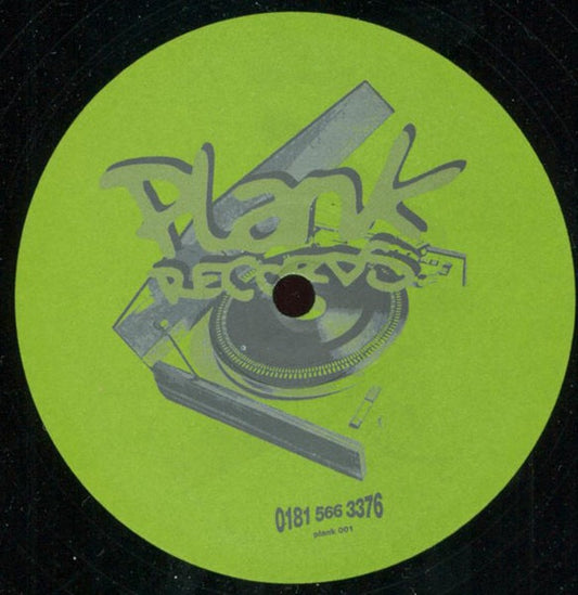 Image of Front Cover of 12" - /G+ - TWO FULL MINDS, No Smoke (Plank Records; plank 001, UK 1995, Plain Sleeve), Light hairlines only, very close to VG.,  - 4216051C