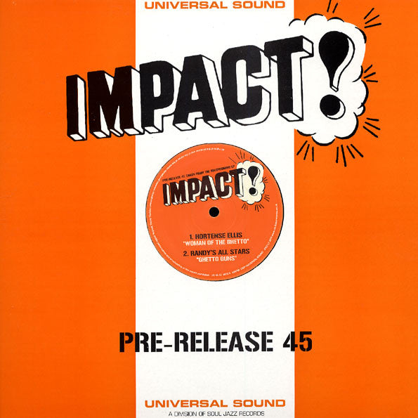Image of Front Cover of 0925021E: 12" Sampler - HORTENSE ELLIS / RANDY'S ALL STARS / LLOYD PARKS / SKIN, FLESH & BONES, Woman Of The Ghetto / Ghetto Guns / We'll Get Over It / Do It' Til You're Satisfied (Impact; US18-12, UK 2003, Company Sleeve)   VG+/VG