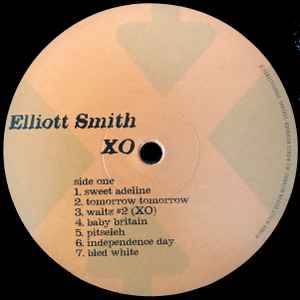 Image of Label Cover of LP - NEW/NEW - ELLIOTT SMITH, XO (UMC; 00602557283518, UK 2017 Reissue, Insert), ,  - 3516594C