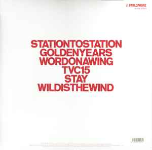 Image of Back Cover of LP - NEW/NEW - DAVID BOWIE, Station To Station (Parlophone ; 0190295990282, Europe 2017 Reissue, Inner & Insert), ,  - 2316168C