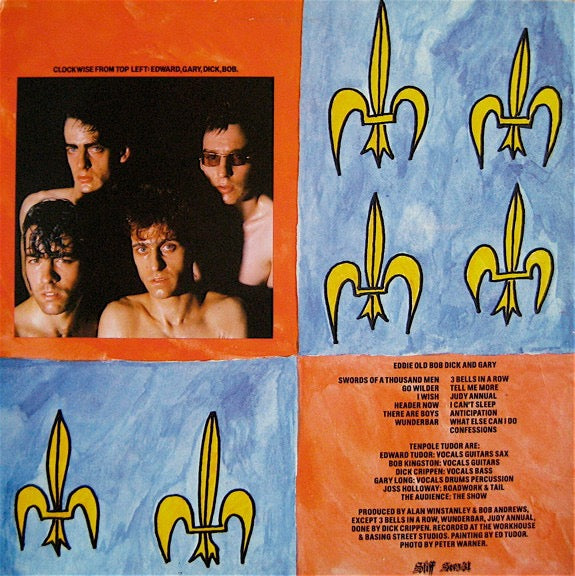 Image of Back Cover of LP - VG/VG - TENPOLE TUDOR, Eddie, Old Bob, Dick And Gary (Stiff Records; SEEZ 31, UK 1981 Reissue), Strong VG,  - 3716174C