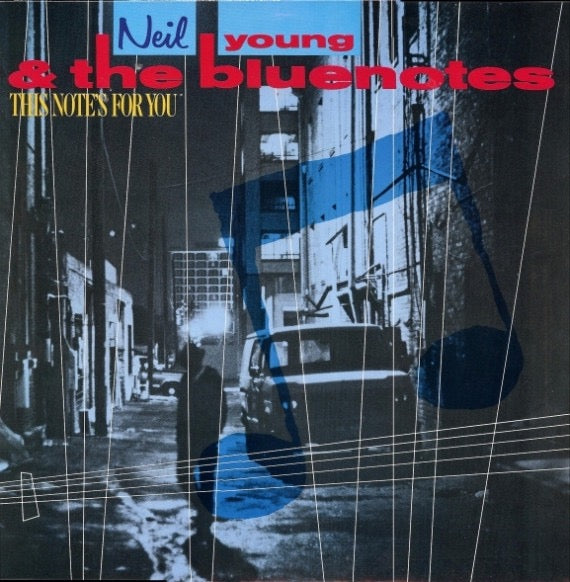 Image of Front Cover of LP - VG+/VG - NEIL YOUNG AND THE BLUENOTES, This Note's For You (Reprise; 925-719-1, Germany 1988, Inner), ,  - 2616045C
