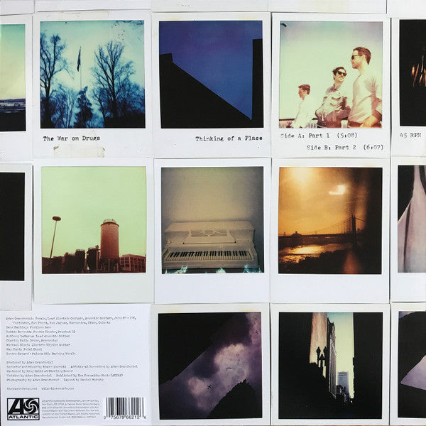 Image of Back Cover of 4624015E: 12" - THE WAR ON DRUGS , Thinking Of A Place  (Atlantic ; 7567866212, Europe 2017, Picture Sleeve, LTD RSD 2017) Still In Shrinkwrap With Hype Sticker  EX/EX