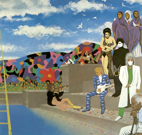 Image of Front Cover of LP - VG/VG - PRINCE AND THE REVOLUTION, Around the World in a Day (Paisley Park; 925 286-1, Europe 1985, Gatefold + Flap), Flap detached.,  - 3516319C