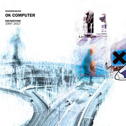 Image of Front Cover of 5054027S: 3xLP - RADIOHEAD, OK Computer OKNOTOK 1997 - 2017 (XL; XLLP868, UK 2017 Reissue, Gatefold, 3 Inners, Standard Reissue, Download Code)   NEW/NEW