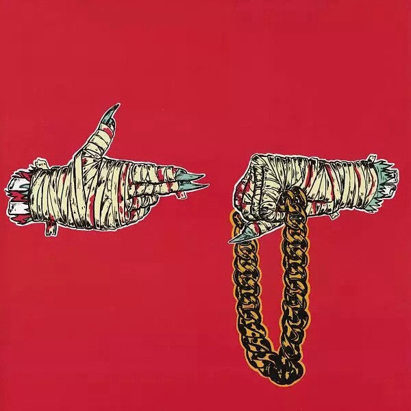 Image of Front Cover of 5044027S: 2xLP - RUN THE JEWELS, Run The Jewels 2 (Solar; MSAP0005LP, UK 2014, Gatefold, Poster, Sticker Set, Teal Vinyl, 180g) Seal opened instore, still in stickered shrinkwrap.  EX/EX