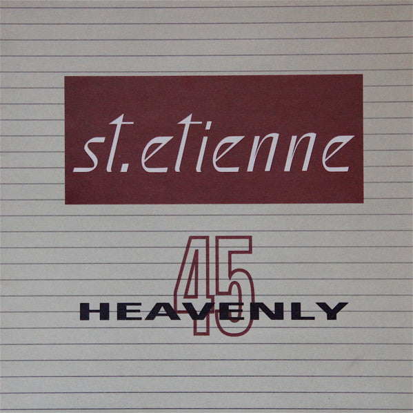 Image of Front Cover of 12" - VG/G+ - SAINT ETIENNE, Only Love Can Break Your Heart (Heavenly ; HVN1212, UK 1991), Haitlines, couple of light scratches, edge wear, old price sticker,  - 3946243S