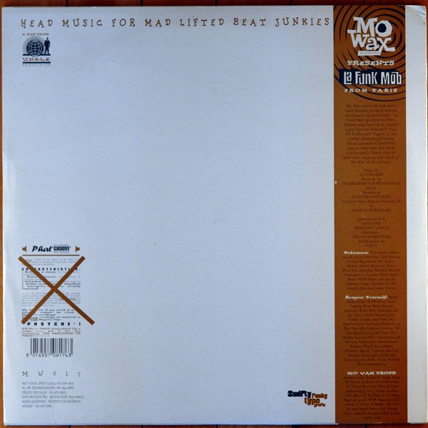Image of Back Cover of 2x12" - VG/VG - LA FUNK MOB, Tribulations Extra Sendorielles (MoWax; MW017, UK 1994, Picture Sleeve), ,  - 3946295S