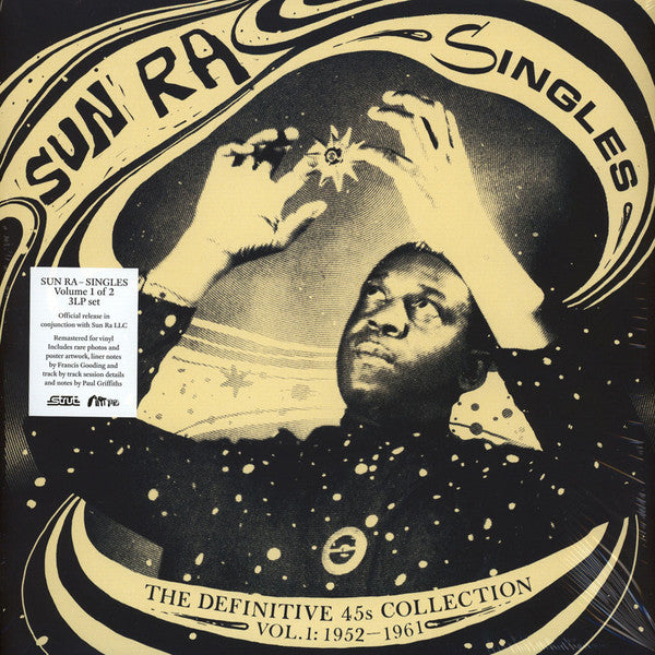 Image of Front Cover of 5254033S: 3xLP - SUN RA, Singles Volume 1: Definitive 45s Collection 1952-1961 (Strut; STRUT148LP, Europe 2016, Gatefold)   NEW/NEW