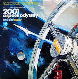 Image of Front Cover of LP - VG/VG - VARIOUS, 2001 - A Space Odyssey (MGM Blue And Gold; 2315 034, UK 1970s Reissue, Laminated Front Sleeve), Stains on Rear Sleeve,  - 2226404E