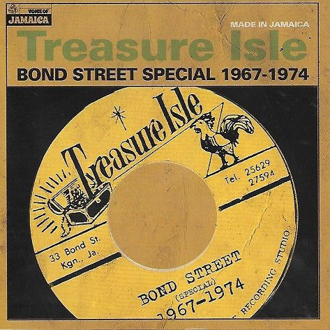 Image of Front Cover of LP - VG+/VG+ - VARIOUS, Treasure Isle Bond Street Special 1967-1974 (Voice Of Jamaica; VOJLP 005, UK 2015), ,  - 2246089S