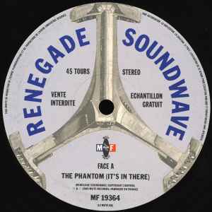Image of Front Cover of 12" - /G - RENEGADE SOUNDWAVE, The Phantom (It's In There) / Ozone Breakdown (Mute France; MF 19364, France 1989, Plain sleeve), Strong G with surface marks only, plays VG,  - 3646263S