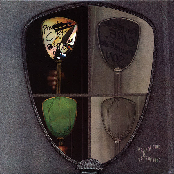 Image of Front Cover of 7" - VG+/VG+ - ARCADE FIRE / LCD SOUNDSYTEM, Poupee De Cire, Poupee De  Son / No Love Lost (Merge Records; MRG313, US 2007, Picture Sleeve), ,  - 1856055S