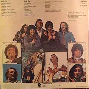 Image of Back Cover of LP - G+/VG+ - QUICKSILVER MESSENGER SERVICE, Solid Silver (Capitol; E-ST 11462, UK 1975, Insert), Staining and ring wear to sleeve.,  - 1526316E