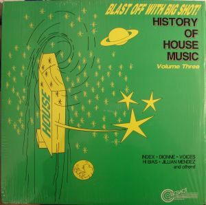 Image of Front Cover of LP - /VG - VARIOUS, Blast Off With Big Shot! History Of House Music - Volume Three (Bigshot; HH MLP03, Canada 1991, No Sleeve), Light Marks only. No cover,  - 3026287E