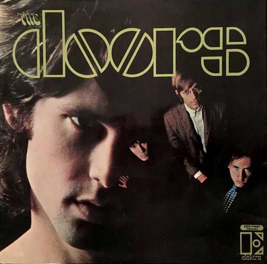 Image of Front Cover of 5214285C: LP - THE DOORS, The Doors (Elektra Red & White; EKS 74007, UK 1970 Reissue, Laminated Sleeve , Stereo) Light marks only, sleeve in very nice shape  VG/VG