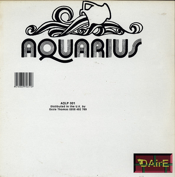 Image of Back Cover of LP - VG+/VG+ - HERMAN CHIN LOY, Aquarius Dub (Aquarius; AQLP001, UK  Reissue, Picture Sleeve), ,  - 3146114S