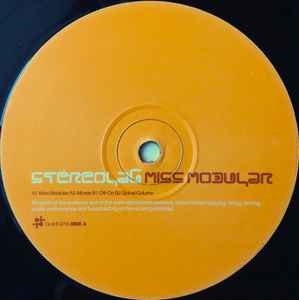 Image of Label Cover of 12" EP - VG/VG - STEREOLAB, Miss Modular (Duophonic; D-UHF-D16, UK 1997, Picture Sleeve), Just a couple of light surface marks, Sticker wear,  - 3416517C