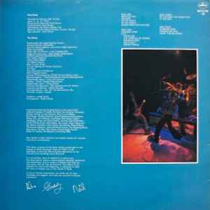 Image of Back Cover of 2xLP - VG/VG+ - RUSH, All the World's a Stage (Mercury; 6672 015, UK 1976, Gatefold), Ring Wear,  - 4446029S
