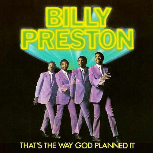 Image of Front Cover of 3624482E: LP - BILLY PRESTON, That's the Way God Planned It (Apple; SAPCOR9, UK 1969) Disc very marked, sleeve has many creases.  G+/G+