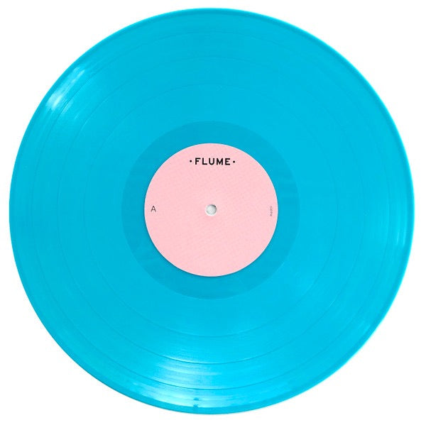 Image of Label Cover of 2xLP - EX/VG+ - FLUME, Skin (Transgressive; TRANS232X, Europe 2017 Reissue, 2 Inners, Blue Vinyl), Still In Opened Shrinkwrap,  - 4116170C