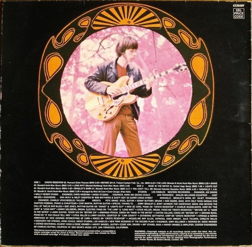 Image of Back Cover of LP - VG+/VG+ - HARVEY MANDEL, Cristo Redentor (Philips Blue Label; 6336009, UK 1970, Laminated Sleeve, Stereo, Blue labels), ,  - 3346274S