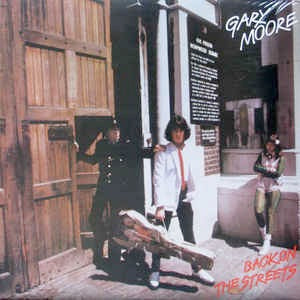 Image of Front Cover of 3614238C: LP - GARY MOORE, Back On The Streets (MCA Records; MCF 2853, UK 1978, Laminated Sleeve, Inner) Strong VG  VG/VG