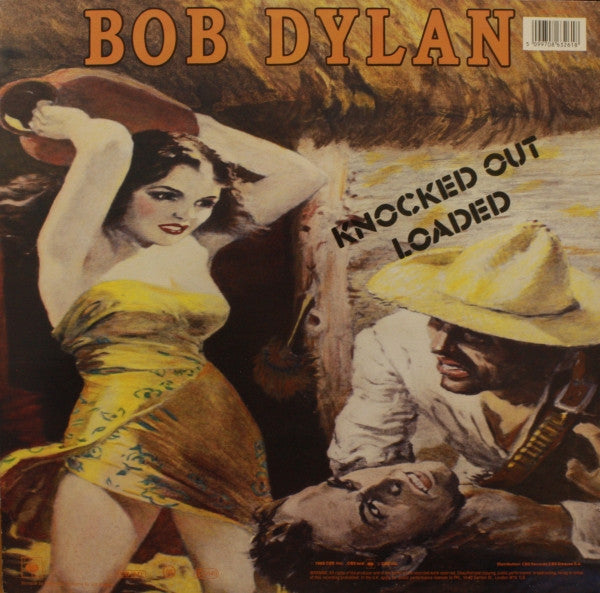 Image of Back Cover of LP - VG+/VG+ - BOB DYLAN, Knocked Out Loaded (CBS Red Label; 86326, UK 1986, Inner), ,  - 4026050E