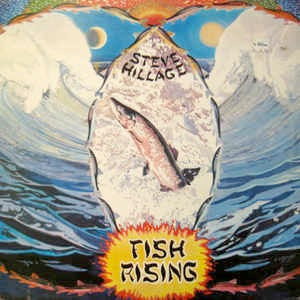 Image of Front Cover of 4814003C: LP - STEVE HILLAGE, Fish Rising (Virgin Green/Red; V 2031, UK 1978 Reissue)   VG/VG