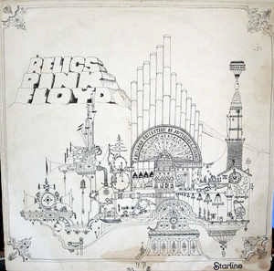 Image of Front Cover of LP - VG/VG - PINK FLOYD, Relics (Starline Blue Labels; SRS 5071, UK 1975 Reissue, Black And White Textured Sleeve, 2nd Issue. A1/B3, "Made In Great Britain" At 4 O'Clock On Rim Text), Hairlines & scuffs, edge & ring wear,  - 3146195S