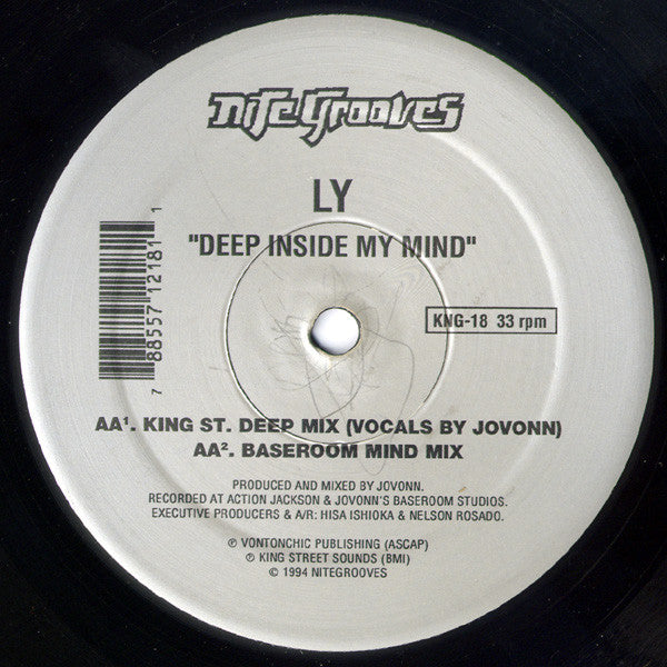 Image of Back Cover of 12" - VG+/VG+ - LY, Back 2 Zanzibar (Nite Grooves; KNG-18, US 1994, Die Cut Company Sleeve), ,  - 3816125C