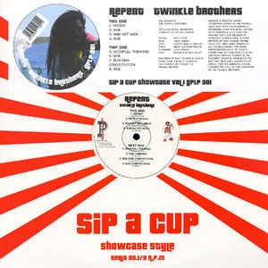 Image of Front Cover of 0116314C: LP - TWINKLE BROTHERS, Repent (Sip A Cup Showcase Vol.1 ) (Gussie P Records; GPLP301, UK 2008, Stickered Picture Sleeve)   EX/VG+