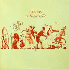 Image of Front Cover of LP - VG+/VG - GENESIS, A Trick Of The Tail (Charisma Hatter; CDS 4001, UK 1976, Textured Gatefold Sleeve, Inner), A1/B1. Some scuffing to edges and light crease to opening.  Couple of hairlines on side B.  ,  - 4925379E